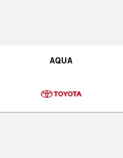 TOYOTA AQUA HYBRID 2011 2012 2013 2014 OWNERS MANUAL IN ENGLISH